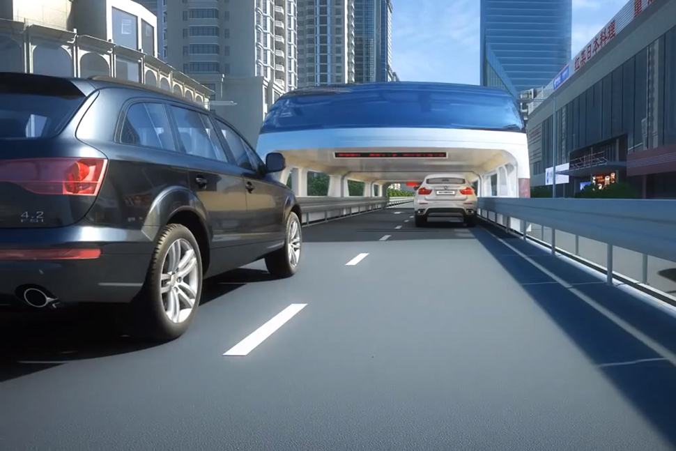 An Introduction to an amazing Future Transportation Concept called the Straddling Bus