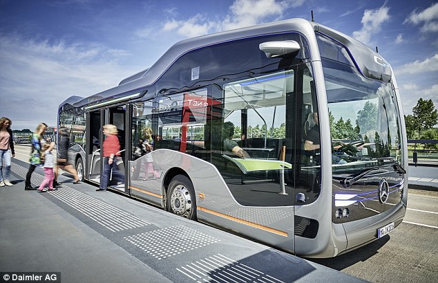 Mercedes-Benz unveils Self-Driving Bus