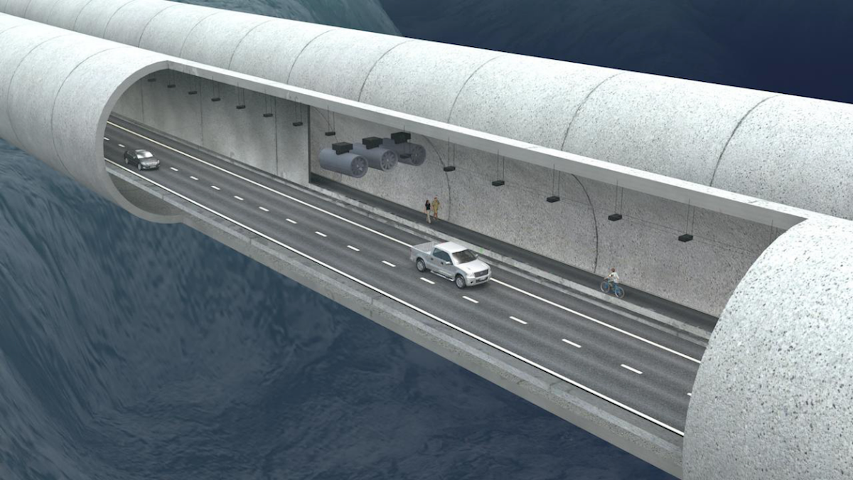 Norway could Build the World’s First Floating Tunnel