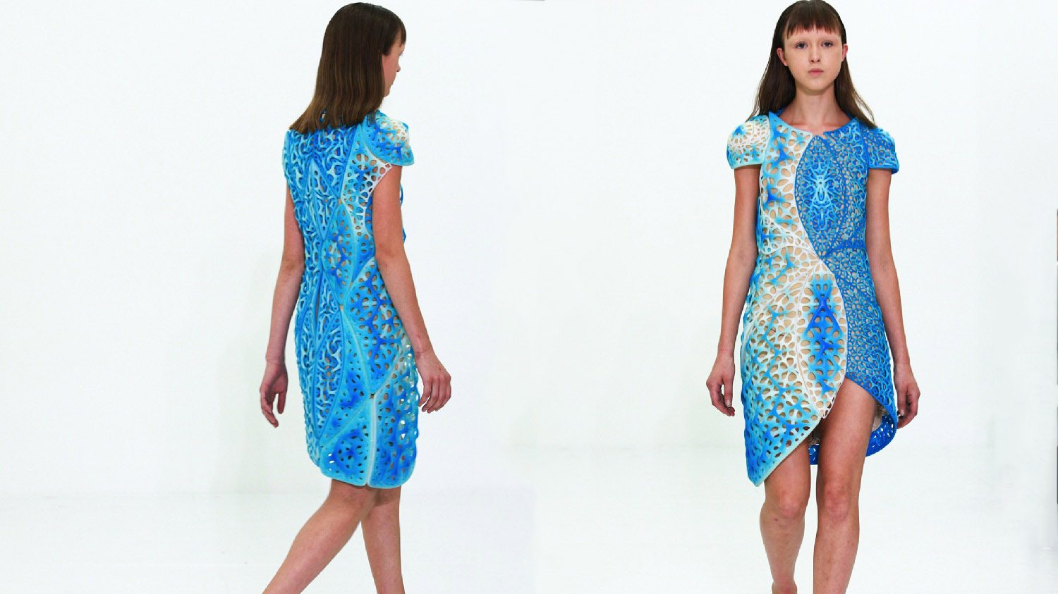 3D Printed Oscillation Dress Debuts at NY Fashion Week