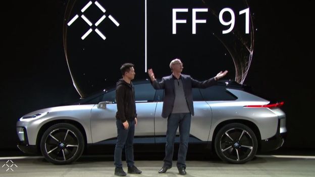 CES 2017 : Faraday Future unveils Super fast Electric Car